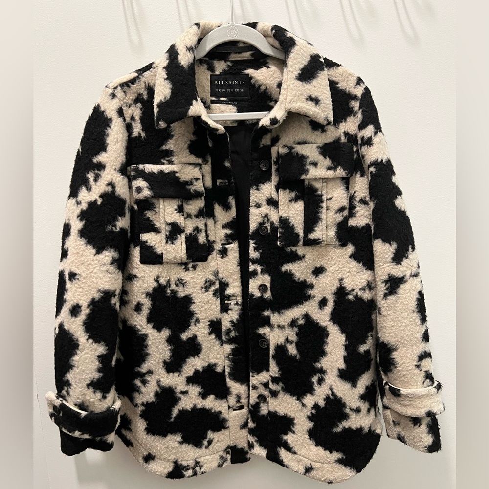 AllSaints black and white jacket